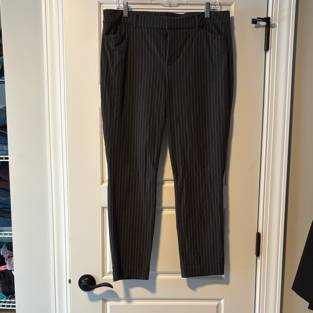 Old Navy women's Charcoal Pinstripe Dress Pants